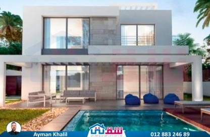 Twin House - 4 Bedrooms - 4 Bathrooms for sale in Palm Hills - Alexandria Compounds - Alexandria