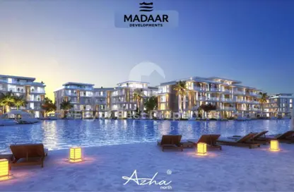 Chalet - 2 Bedrooms - 2 Bathrooms for sale in Azha North - Ras Al Hekma - North Coast