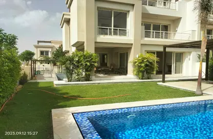 Twin House - 3 Bedrooms - 4 Bathrooms for rent in Cairo Festival City - North Investors Area - New Cairo City - Cairo