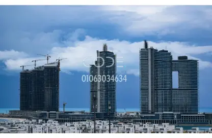 Apartment - 2 Bedrooms - 1 Bathroom for sale in The Gate Towers - New Alamein City - Al Alamein - North Coast