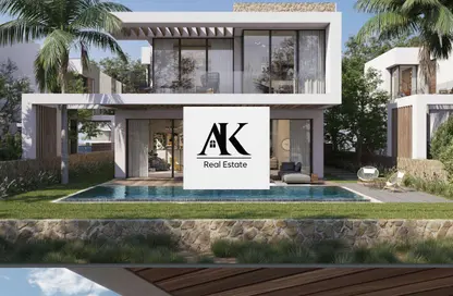 Chalet - 2 Bedrooms - 3 Bathrooms for sale in Azha North - Ras Al Hekma - North Coast