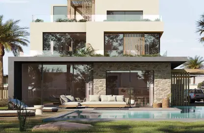 Chalet - 2 Bedrooms - 2 Bathrooms for sale in Marsa Baghush - Qesm Marsa Matrouh - North Coast