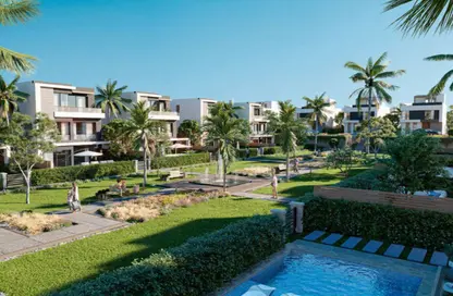 Townhouse - 6 Bedrooms - 5 Bathrooms for sale in Palm Hills - Alexandria Compounds - Alexandria