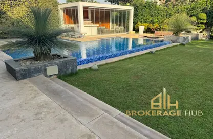 Villa - 5 Bedrooms - 5 Bathrooms for rent in Lake View - 5th Settlement Compounds - The 5th Settlement - New Cairo City - Cairo