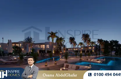 شاليه - 2 غرف نوم - 3 حمامات للبيع في هاسيندا ويست - راس الحكمة - الساحل الشمالي