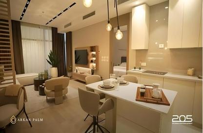 Apartment - 1 Bedroom - 2 Bathrooms for sale in Arkan Palm 205 - Sheikh Zayed Compounds - Sheikh Zayed City - Giza