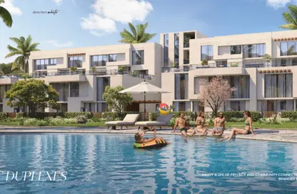 Townhouse - 3 Bedrooms - 4 Bathrooms for sale in Direction White - Ras Al Hekma - North Coast