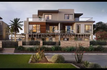 Twin House - 3 Bedrooms - 3 Bathrooms for sale in Sodic West - Sheikh Zayed Compounds - Sheikh Zayed City - Giza