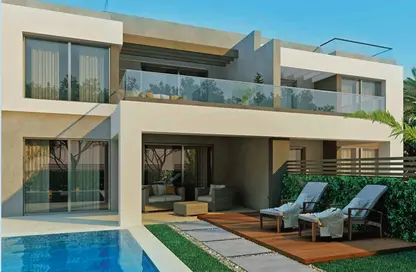 شاليه - 7 غرف نوم - 8 حمامات للبيع في هاسيندا ويست - راس الحكمة - الساحل الشمالي