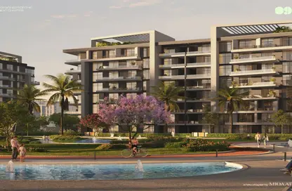 Apartment - 2 Bedrooms - 2 Bathrooms for sale in Gamal Abdel-Nasser Axis - 6 October City - Giza