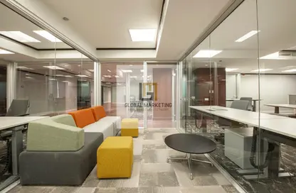 Office Space - Studio - 3 Bathrooms for rent in Trivium Square - North Teseen St. - The 5th Settlement - New Cairo City - Cairo