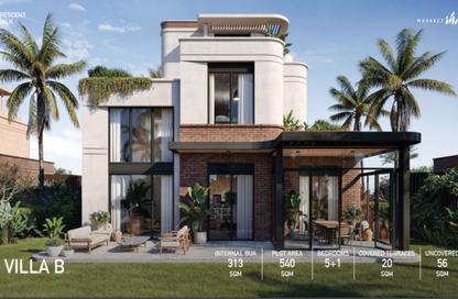 Apartment - 1 Bedroom - 2 Bathrooms for sale in Crescent Walk - 5th Settlement Compounds - The 5th Settlement - New Cairo City - Cairo