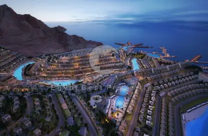 Townhouse - 3 Bedrooms - 3 Bathrooms for sale in IL Monte Galala - Al Ain Al Sokhna - Suez