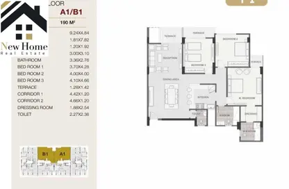 Apartment - 3 Bedrooms - 3 Bathrooms for sale in 5th Settlement Compounds - The 5th Settlement - New Cairo City - Cairo