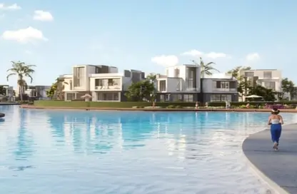 Townhouse - 5 Bedrooms - 5 Bathrooms for sale in Palm Hills New Cairo - 5th Settlement Compounds - The 5th Settlement - New Cairo City - Cairo