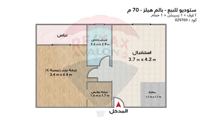 Apartment - 1 Bedroom - 1 Bathroom for sale in Palm Hills - Alexandria Compounds - Alexandria