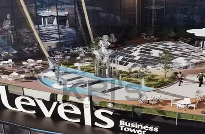 Retail - Studio - 1 Bathroom for sale in Levels Business tower - Downtown Area - New Capital City - Cairo