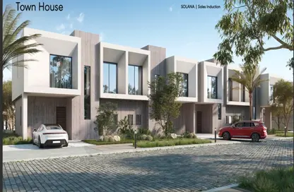 Townhouse - 4 Bedrooms - 4 Bathrooms for sale in Solana - New Zayed City - Sheikh Zayed City - Giza