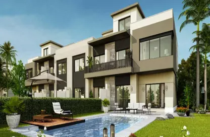 Townhouse - 4 Bedrooms - 4 Bathrooms for sale in Swan Lake - The 1st Settlement - New Cairo City - Cairo