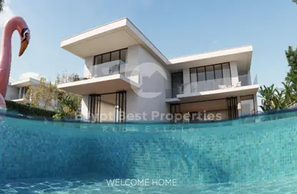 Villa - 4 Bedrooms - 4 Bathrooms for sale in Ramla Lakeside - Qesm Ad Dabaah - North Coast