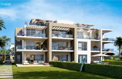 Chalet - 3 Bedrooms - 2 Bathrooms for sale in Ramla Lakeside - Qesm Ad Dabaah - North Coast