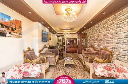 شقة - 3 غرف نوم - 2 حمامات للبيع في شارع النصر - سموحة - حي شرق - الاسكندرية