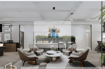 Office Space - Studio - 2 Bathrooms for rent in The Polygon - Sheikh Zayed Compounds - Sheikh Zayed City - Giza