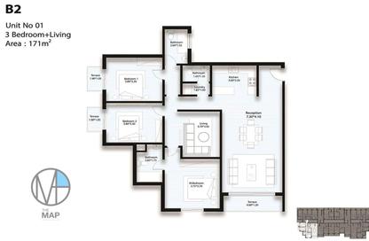 Apartment - 3 Bedrooms - 3 Bathrooms for sale in Notion New Cairo - The 6th Settlement - New Cairo City - Cairo