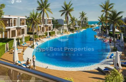 شاليه - 2 غرف نوم - 2 حمامات للبيع في هاسيندا وترز - قسم الضبعة - الساحل الشمالي