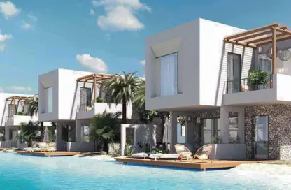 Townhouse - 3 Bedrooms - 4 Bathrooms for sale in Al Masyaf - Ras Al Hekma - North Coast