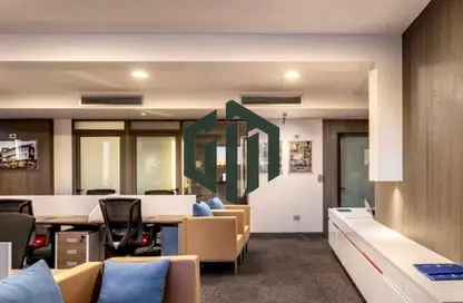 Office Space - Studio - 2 Bathrooms for rent in Bank Center Street - South Teseen St. - The 5th Settlement - New Cairo City - Cairo