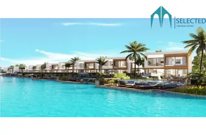 Chalet - 3 Bedrooms - 4 Bathrooms for sale in Hacienda Waters - Qesm Ad Dabaah - North Coast