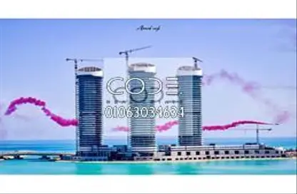 Apartment - 1 Bedroom - 1 Bathroom for sale in North Edge Towers - New Alamein City - Al Alamein - North Coast