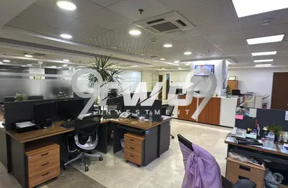 Office Space - Studio - 2 Bathrooms for rent in Bank Center Street - South Teseen St. - The 5th Settlement - New Cairo City - Cairo