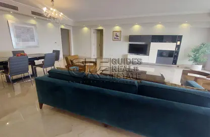 Apartment - 3 Bedrooms - 3 Bathrooms for rent in Nile Corniche St. - Al Agouza - Giza