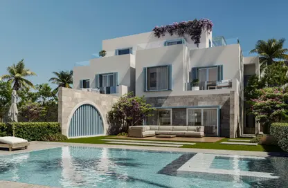 Twin House - 5 Bedrooms - 5 Bathrooms for sale in Naia bay - Ras Al Hekma - North Coast