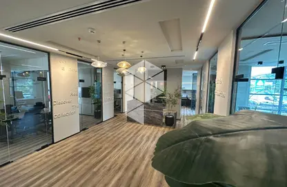 Office Space - Studio - 2 Bathrooms for rent in Concord Plaza - South Investors Area - New Cairo City - Cairo
