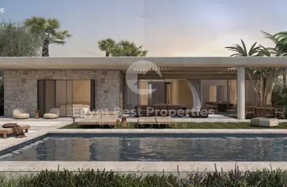 فيلا - 6 غرف نوم - 7 حمامات للبيع في رملة ليك سايد - قسم الضبعة - الساحل الشمالي