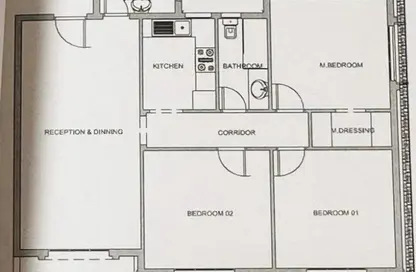 شقة - 3 غرف نوم - 3 حمامات للبيع في ماونتن فيو 1.1 - كمبوندات التجمع الخامس - التجمع الخامس - مدينة القاهرة الجديدة - القاهرة