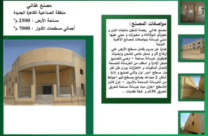 Factory - Studio - 7+ Bathrooms for sale in The Industrial Zone - 5th Settlement Compounds - The 5th Settlement - New Cairo City - Cairo