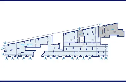 طابق كامل - استوديو - 4 حمامات للبيع في شارع الرصافة - محرم بك - حي وسط - الاسكندرية