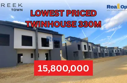 Twin House - 5 Bedrooms - 5 Bathrooms for sale in Creek Town - The 1st Settlement - New Cairo City - Cairo