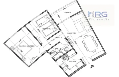 Apartment - 2 Bedrooms - 1 Bathroom for sale in Katameya Gate - El Katameya Compounds - El Katameya - New Cairo City - Cairo