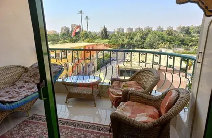Apartment - 3 Bedrooms - 2 Bathrooms for rent in Ibrahim Ibn Al Mahdi St. - Al Hadiqah Al Dawliyah - 7th District - Nasr City - Cairo