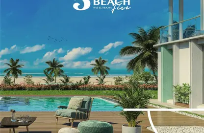 Chalet - 2 Bedrooms - 1 Bathroom for sale in Marseilia Beach 5 - Ras Al Hekma - North Coast
