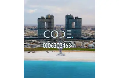 Apartment - 2 Bedrooms - 2 Bathrooms for sale in The Gate Towers - New Alamein City - Al Alamein - North Coast
