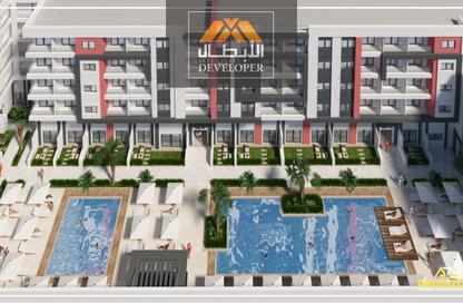 Apartment - 2 Bedrooms - 1 Bathroom for sale in Al Ahyaa District - Hurghada - Red Sea