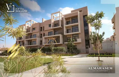 شقة - 3 غرف نوم - 2 حمامات للبيع في مون ريزيدنس - فيفث سكوير - التجمع الخامس - مدينة القاهرة الجديدة - القاهرة