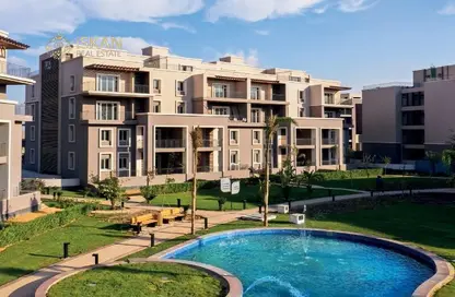 Apartment - 2 Bedrooms - 3 Bathrooms for rent in October Plaza - 6 October Compounds - 6 October City - Giza