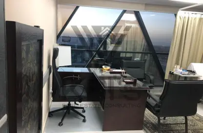 Office Space - Studio - 1 Bathroom for rent in Cairo Business Plaza - North Teseen St. - The 5th Settlement - New Cairo City - Cairo